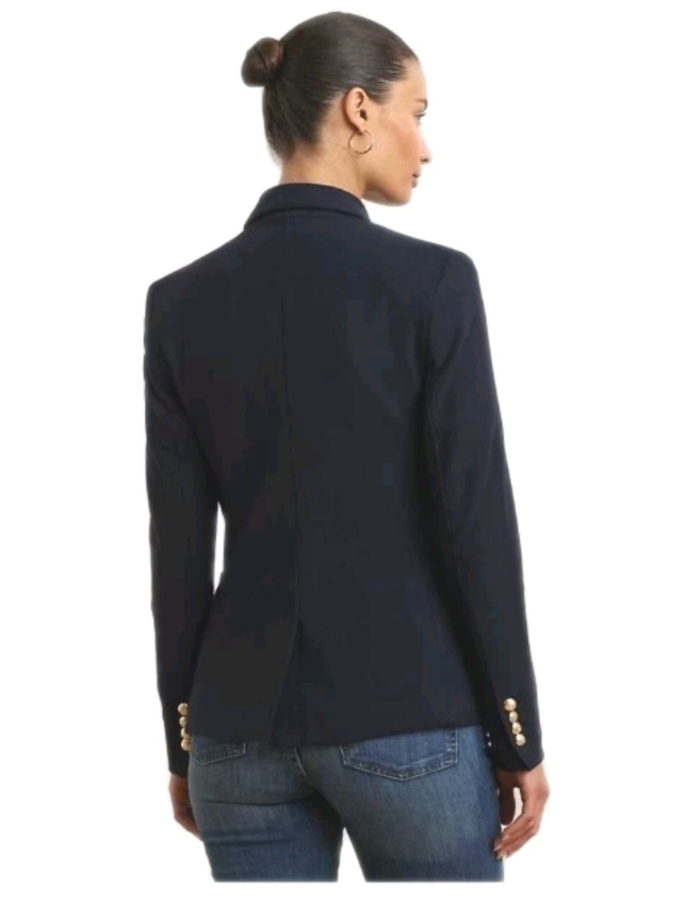 Ralph Lauren Black Blazer with Embroidered Crest & Gold Buttons - Picture 2 of 10
